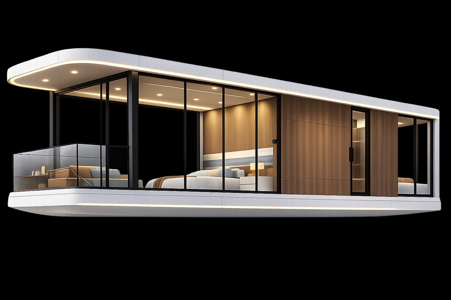 Aurora WL-38 with warm timber exterior